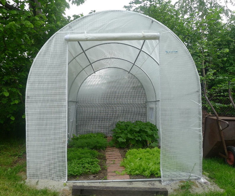 Polytunnel 2x3m bianco