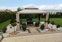 Rivestimento del tetto per il padiglione Valencia 3x4 m crema Garden Point