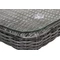 Esclusivo set da pranzo in rattan Cordoba antracite per 4 persone Garden Point