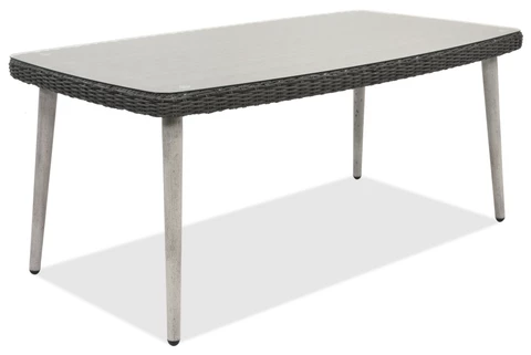 Esclusivo set da pranzo in rattan Cordoba antracite per 4 persone Garden Point