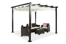 Pergola autonoma per terrazza Tenerife 3 x 3 m crema Garden Point
