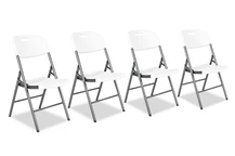 Sedie per feste pieghevoli Set di 4 sedie