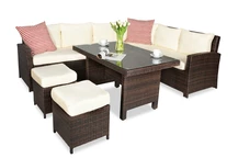 Set in rattan Merano marrone
