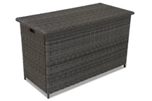 Baule per cuscini Toledo in tecnorattan 945l, marrone di Garden Point