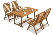 Mobili da giardino in legno Burma/Bombay 4 Garden Point