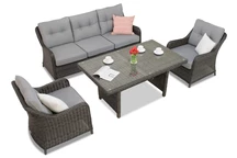 Mobili in technorattan Toledo Apetito 5 antracite Garden Point