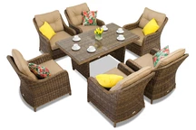 Set di mobili da giardino Toledo Premium marrone Garden Point