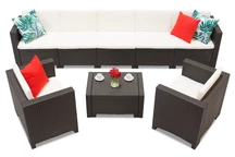 Set in technorattan Colorado Coffee Max 7 marrone Bica