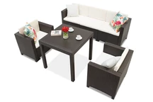 Set in technorattan Colorado Dallas Apetito 5 marrone Bica