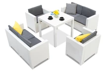 Set in technorattan Dallas Colorado Apetito 6 bianco Bica