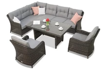 Set in technorattan Toledo Comida 7 antracite Garden Point