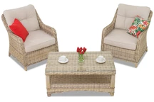 Set in technorattan Toledo Terrace Garden Point beige