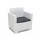 Set Bica in rattan bianco Nebraska 2