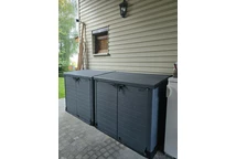 Armadio da giardino StoreAway 1200l di Duramax grigio