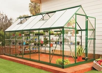 Serra in policarbonato Hybrid 1,85 x 4,26 m Palram - Canopia verde