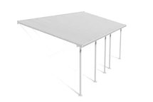 Tettoia per terrazza in policarbonato Feria Palram - Canopia 3 x 7,3 m bianco