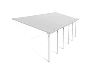 Tettoia per terrazza in policarbonato Feria Palram - Canopia 3 x 9,15 m bianco