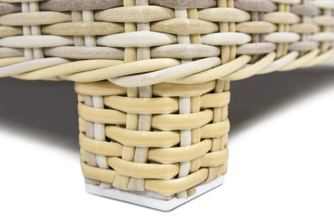 Mobile da giardino in rattan beige Bristol Corner 7 Garden Point