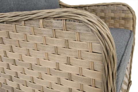 Mobili da giardino in rattan Toledo Comida 5 Angular Garden Point melange