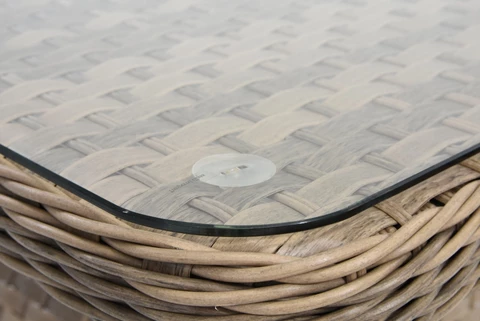 Mobili da giardino in rattan Toledo Comida 5 Angular Garden Point melange