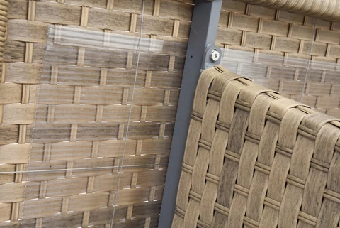 Mobili da giardino in rattan Toledo Comida 5 Angular Garden Point melange
