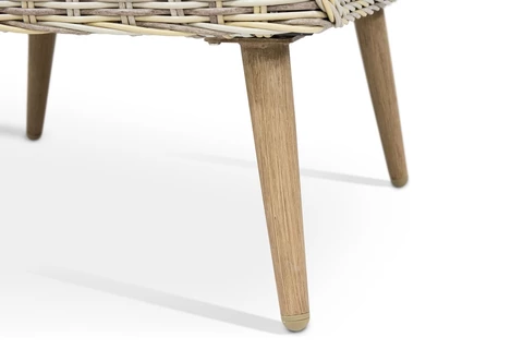Mobili da giardino Bilbao Coffee 4 + 2 pouf sabbia Garden Point