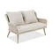 Mobili da giardino Bilbao Coffee 4 + 2 pouf sabbia Garden Point