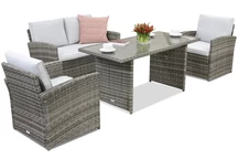 Mobili da giardino Monaco Apetito 4 Garden Point grigio