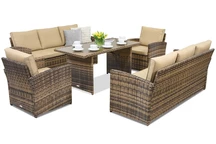 Mobili da giardino Monaco Apetito 8 Garden Point marrone