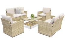 Mobili da giardino Monaco Coffee 6 Garden Point beige
