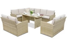 Mobili da giardino Monaco Comida 9 Garden Point beige