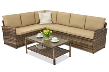 Mobili da giardino Monaco Corner Garden Point marrone