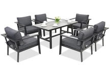 Mobili da giardino in alluminio Sydney Premium 6 Garden Point antracite