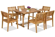 Mobili da giardino in legno Burma/Timor 6 Garden Point