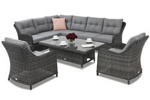 Mobili da giardino in technorattan Toledo Comida 7 Lift Garden Point antracite