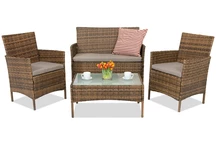 Mobili da giardino in tecnorattan Calabria Premium Garden Point marrone