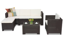Mobili da salotto in technorattan Colorado Relax Corner 5 marrone Bica