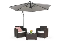 Ombrellone da giardino Napoli ∅3m Garden Point grigio