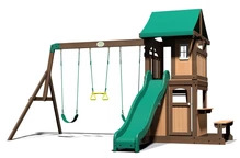 Parco giochi in legno con torretta Lakewood