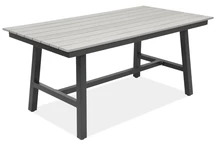 Tavolo da giardino in alluminio polywood antracite Sydney Garden Point