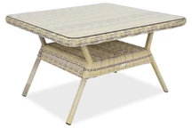 Tavolo quadrato Toledo in tecnorattan Toledo Garden Point beige