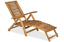 Lettino prendisole Belize Garden Point in legno di acacia