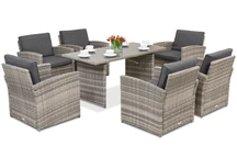 Mobili da giardino Monaco Premium 6 Garden Point grigio chiaro