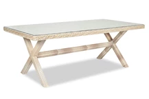 Un esclusivo servizio da tavola in polyrattan London Garden Point