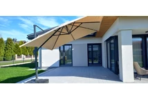 Ombrellone da giardino beige Siena 3x3m Garden Point
