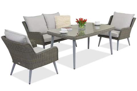 Mobili da giardino Bilbao Apetito 4 Garden Point grigio
