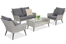 Mobili da giardino Bilbao Coffee 4 Garden Point bianco