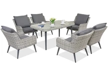 Mobili da giardino Bilbao Premium 6 Garden Point bianco