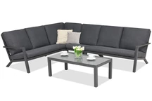 Mobili in alluminio da giardino Braga Corner 5 Garden Point antracite