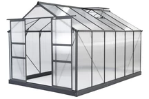 Serra in alluminio Azalia 2,5 x 3,7 m CoverTech antracite